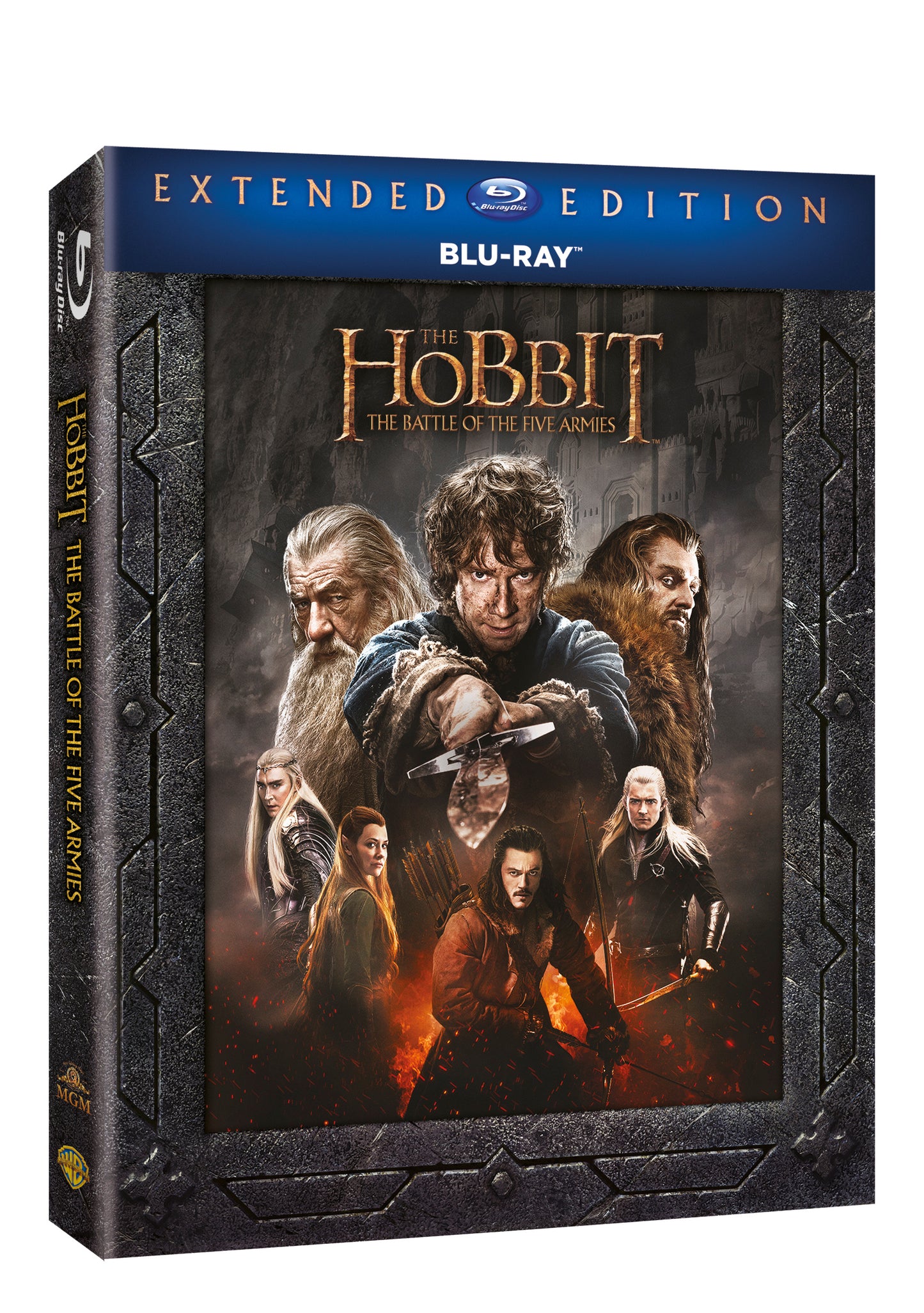 Blu-ray: Hobit: Bitva pěti armád - prodloužená verze 3BD