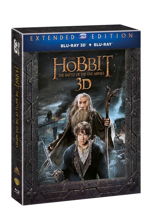 Blu-ray: Hobit: Bitva pěti armád - prodloužená verze 5BD (3D+2D)