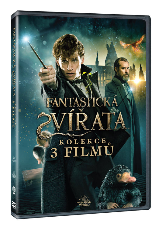 DVD: Fantastická zvířata kolekce 1-3. 3DVD