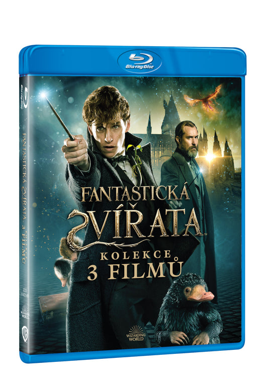 Blu-ray: Fantastická zvířata kolekce 1-3. 3BD