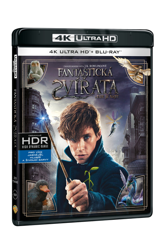 Blu-ray: Fantastická zvířata a kde je najít (4K Ultra HD) - UHD Blu-ray + Blu-ray (2 BD))