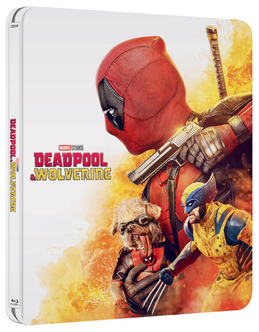 Blu-ray: Deadpool & Wolverine - 4K UHD Blu-ray+Blu-ray (2BD) - Limitovaná sběratelská edice - steelbook - motiv DP