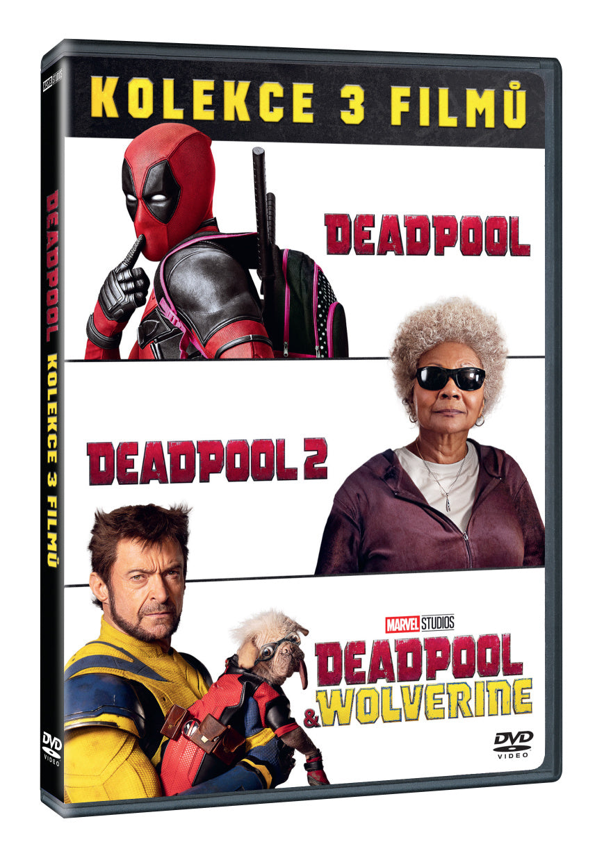 DVD: Deadpool kolekce 1-3 (3DVD)