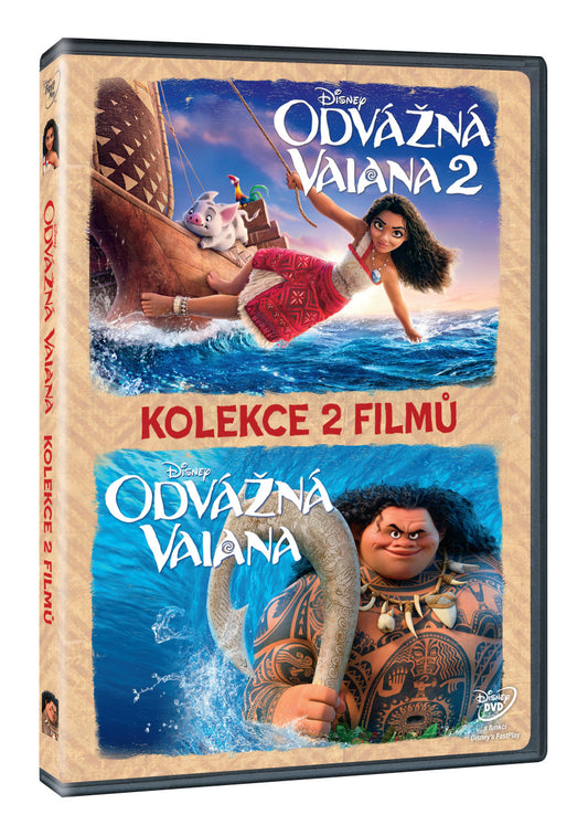 DVD: Odvážná Vaiana kolekce 1+2 2DVD