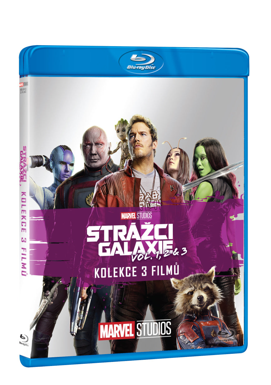 Blu-ray: Strážci Galaxie kolekce 1.-3. 3BD