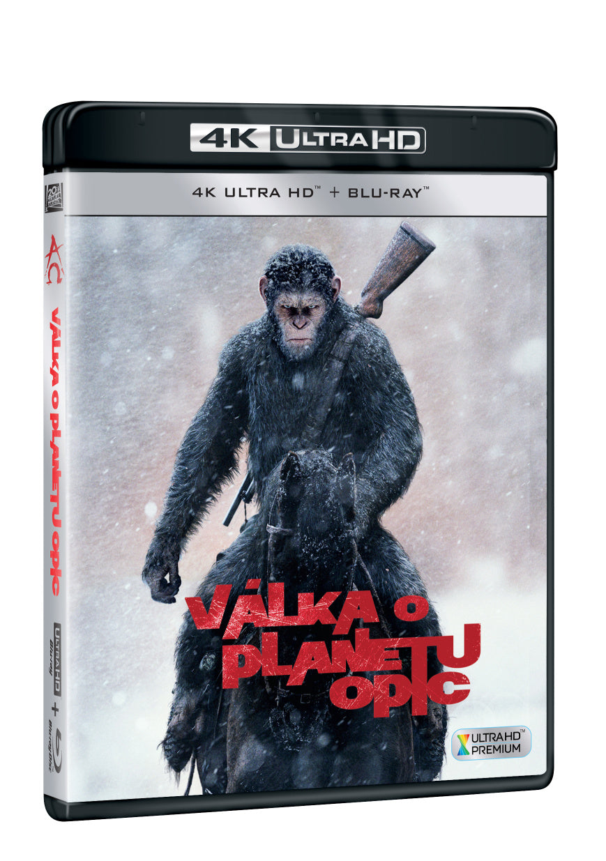 Blu-ray: Válka o planetu opic - 4K UHD Blu-ray + Blu-ray (2BD)