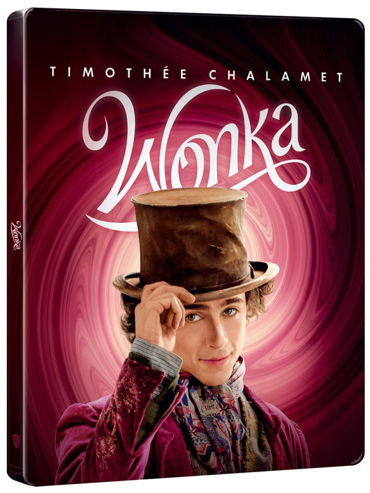 Blu-ray: Wonka - 4K UHD + Blu-ray (2 BD) Steelbook